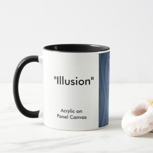 Mug Conception d'art abstrait de "illusion" - sur la
