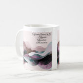 Mug Conception d'art abstrait | Minimaliste moderne (Devant gauche)