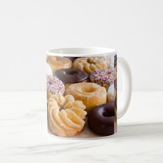Mug conception d'art de beignet (Devant droit)