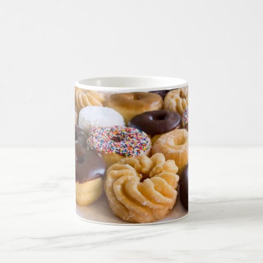 Mug conception d'art de beignet (Centre)