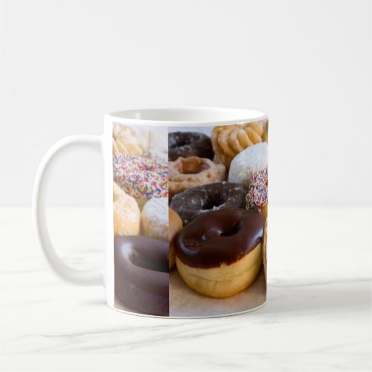 Mug conception d'art de beignet (Gauche)