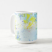 Mug Conception d'art de giclure d'aquarelle pastel abs (Devant gauche)