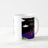 Mug Conception d'art de vélo minimaliste (Devant droit)