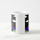 Mug Conception d'art de vélo minimaliste (Centre)