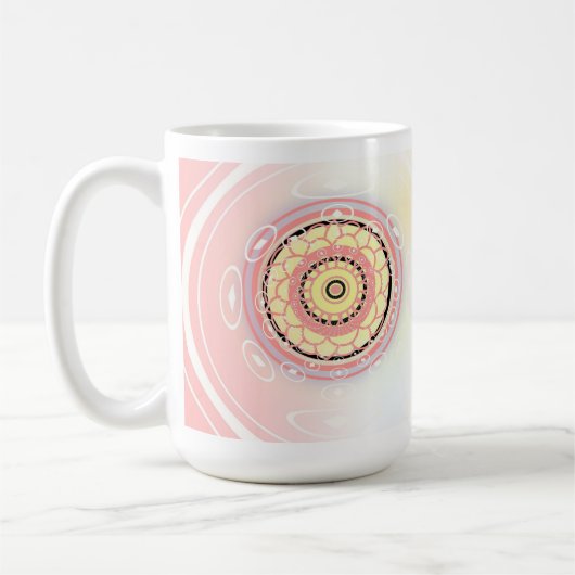 Mug Conception d'art mandala (Gauche)