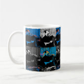 Mug Conception d'art moderne multi-panneaux d'ours Pan (Gauche)