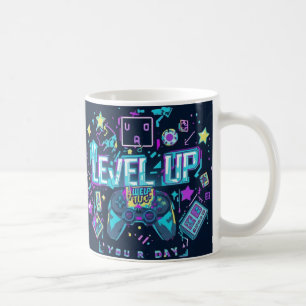 Mug Conception d'art pixelisé de jeu rétro"