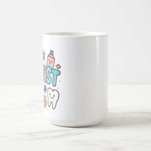 Mug Conception d'art Word Dentiste (Centre)