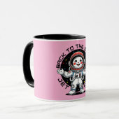 Mug Conception d'astronaute mignon revenant aux étoile (Devant gauche)