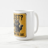 Mug Conception d'Aventure de Lanterne de Chat Perdu (Devant droit)