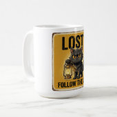 Mug Conception d'Aventure de Lanterne de Chat Perdu (Devant gauche)