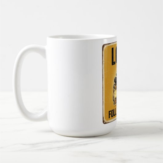 Mug Conception d'Aventure de Lanterne de Chat Perdu (Gauche)