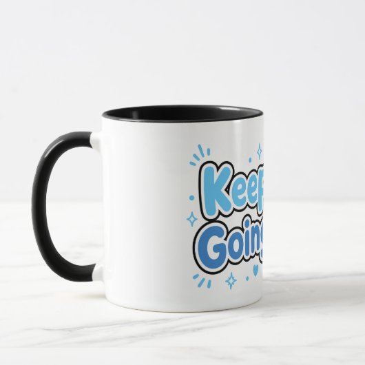 Mug Conception d'aventure de manchot kawaii pour conti (Gauche)