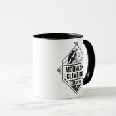 Mug Conception d'aventure d'expédition d'escalade de m (Devant droit)