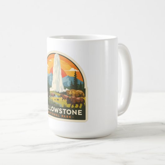 Mug Conception d'aventure pour le parc national de Yel (Devant droit)