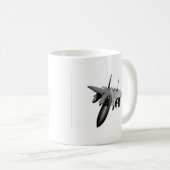 Mug Conception d'avion de chasse (Devant droit)