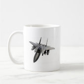 Mug Conception d'avion de chasse (Gauche)