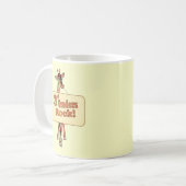 Mug Conception de "3ème roche de niveleuses" de girafe (Devant gauche)