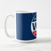 Mug Conception de badge de campagne VOTE Bold (Gauche)