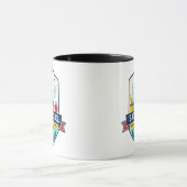 Mug Conception de badge Retour à l'école (Centre)