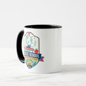 Mug Conception de badge Retour à l'école (Devant gauche)