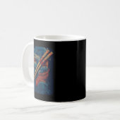 Mug Conception de baguettes cool avec costume de carpe (Devant gauche)
