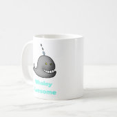 Mug Conception de baleine drôle et géniale avec un jeu (Devant gauche)