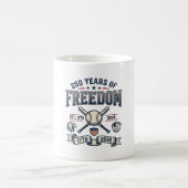 Mug Conception de baseball patriotique 250 ans de libe (Centre)