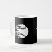 Mug Conception de baseball qui dégouline pour les fans (Devant gauche)