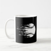 Mug Conception de baseball qui dégouline pour les fans (Gauche)