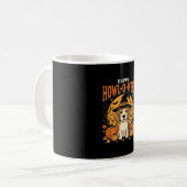 Mug Conception de Beagle Halloween Howl-O-Ween Chien C (Devant gauche)