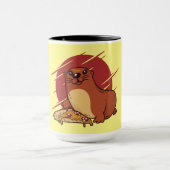 Mug Conception de bébé loutre mignonne mangeant une dé (Centre)
