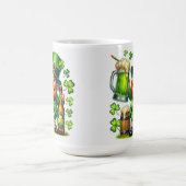 Mug Conception de bière de lutin de la Saint-Patrick-6 (Centre)