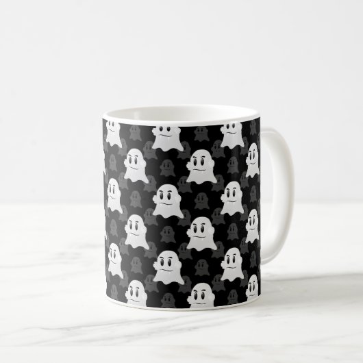 Mug Conception de blob Ghost (Devant droit)