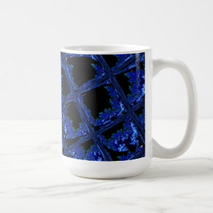 Mug Conception de bloc bleu et noir