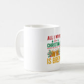 Mug Conception de boisson de vacances Christmas Brew (Devant gauche)