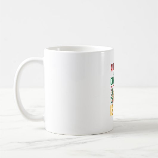 Mug Conception de boisson de vacances Christmas Brew (Gauche)