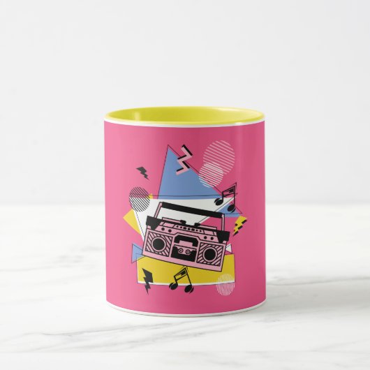 Mug Conception de boite de style rétro (Centre)
