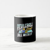 Mug Conception de boule de chicket pour un joueur de b (Centre)
