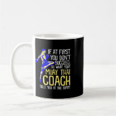 Mug Conception de boxe d'entraîneur de Muay Thai drôle (Gauche)