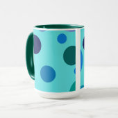 Mug Conception de bulle mignonne avec initiale de nom (Devant gauche)