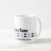 Mug Conception de bureau Blue Link (Devant droit)