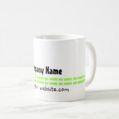Mug Conception de bureau Green Link (Devant droit)
