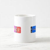 Mug Conception de butoir de TRI de triathlon de bain (Centre)