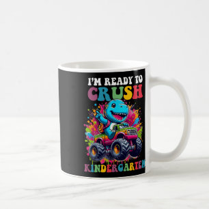 Mug Conception de camion de dinosaure de maternelle pr