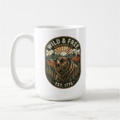 Mug Conception de camping rétro Randonnée Extérieur Am (Gauche)