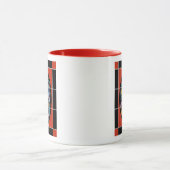 Mug Conception de carreaux de carreaux de grue de l'îl (Centre)