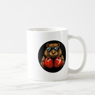Mug Conception De Castor De Boxe cool Pour Un Style De