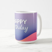 Mug Conception de célébration d'anniversaire (Devant droit)