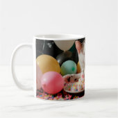 Mug Conception de célébration d'anniversaire de chat a (Gauche)